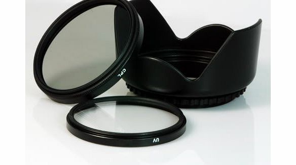 TOP-MAX 77mm UV filter   CPL Filter   Lens hood for Canon Nikon Tamron [Camera]